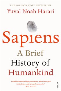 Book cover: Sapiens, by Yuval Noah Harari (preview)
