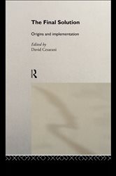 Book cover: The Final Solution, edited by David Cesarani (preview)