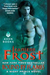 Book cover: Bound by Flames (Book 3 of Night Prince) by Jeaniene Frost (preview)