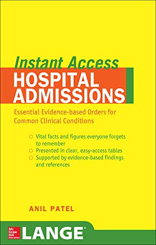 LANGE Instant Access Hospital Admissions