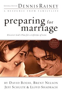Book cover: Preparing for Marriage, edited by Dennis Rainey (preview)