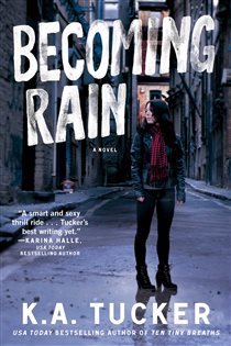 Book cover: Becoming Rain, by K.A. Tucker (preview)