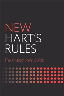 Book cover: New Hart's Rules, edited by Oxford University Press (preview)