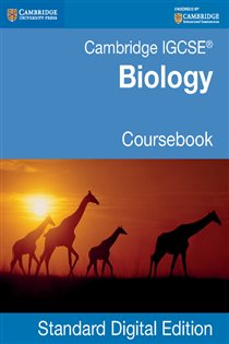 Book cover: Cambridge IGCSE® Biology Digital Edition Coursebook, by Mary Jones (preview)