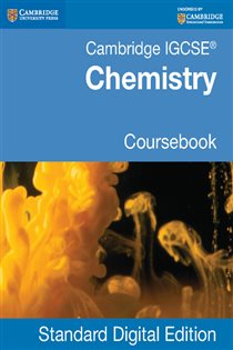 Book cover: Cambridge IGCSE® Chemistry Digital Edition Coursebook, by Richard Harwood (preview)