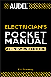 Book cover: Audel Electrician's Pocket Manual, by Paul Rosenberg (preview)