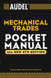 Book cover: Audel Mechanical Trades Pocket Manual, by Thomas B. Davis (preview)