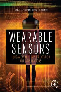 Book cover: Wearable Sensors, edited by Edward Sazonov (preview)