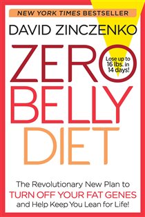 Book cover: Zero Belly Diet, by David Zinczenko (preview)