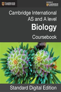 Book cover: Cambridge International AS and A Level Biology Digital Edition Coursebook, by Mary Jones (preview)