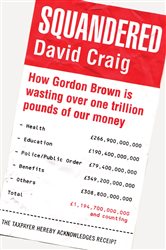 Book cover: Squandered, by David Craig (preview)