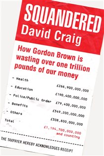 Book cover: Squandered, by David Craig (preview)