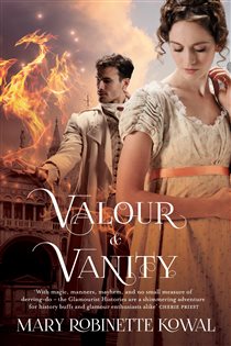 Book cover: Valour And Vanity, by Mary Robinette Kowal (preview)