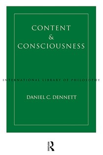 Book cover: Content and Consciousness, by Daniel C. Dennett (preview)