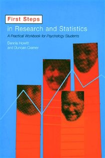 Book cover: First Steps In Research and Statistics, by Dennis Howitt (preview)
