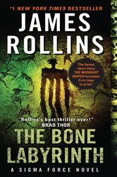 Book cover: The Bone Labyrinth (Book 11 of Sigma Force) by James Rollins (preview)