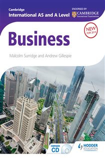 Book cover: Cambridge International AS and A Level Business, by Malcolm Surridge (preview)