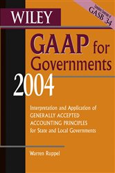 Book cover: Wiley GAAP for Governments 2004, by Warren Ruppel (preview)