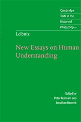 Book cover: Leibniz: New Essays on Human Understanding, by G. W. Leibniz (preview)