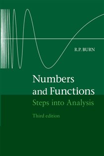 Book cover: Numbers and Functions, by R. P. Burn (preview)