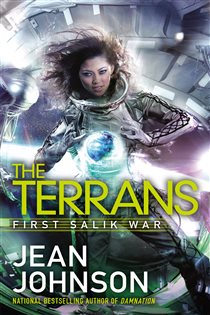Book cover: The Terrans (Book 1 of First Salik War) by Jean Johnson (preview)