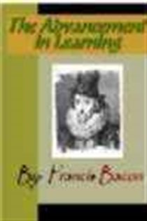 Book cover: The Advancement of Learning, by Francis  Bacon (preview)