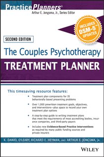 Book cover: The Couples Psychotherapy Treatment Planner, with DSM-5 Updates, by K. Daniel O'Leary (preview)