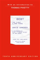Book cover: Debt, by David Graeber (preview)