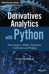 Book cover: Derivatives Analytics with Python, by Yves Hilpisch (preview)