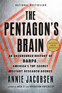 Book cover: The Pentagon's Brain, by Annie Jacobsen (preview)
