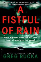 Book cover: A Fistful of Rain, by Greg Rucka (preview)