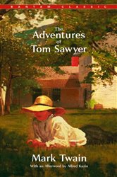 Book cover: The Adventures of Tom Sawyer, by Mark Twain (preview)