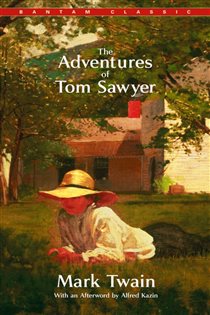 Book cover: The Adventures of Tom Sawyer, by Mark Twain (preview)