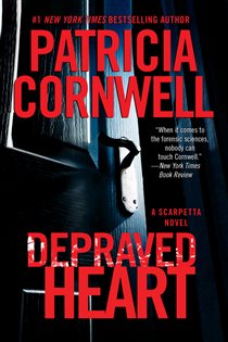 Book cover: Depraved Heart (Book 23 of Kay Scarpetta) by Patricia Cornwell (preview)
