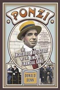 Book cover: Ponzi, by Donald Dunn (preview)