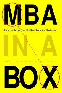 Book cover: MBA in a Box, by Joel Kurtzman (preview)