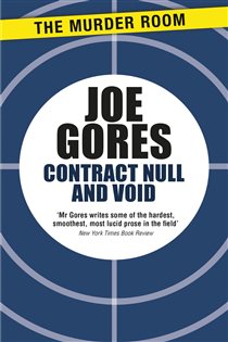 Book cover: Contract Null and Void, by Joe Gores (preview)