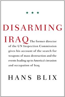 Book cover: Disarming Iraq, by Hans Blix (preview)