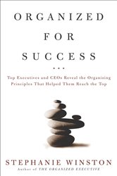Book cover: Organized for Success, by Stephanie Winston (preview)