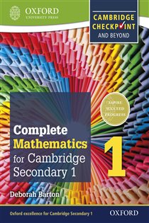 Book cover: Complete Mathematics for Cambridge Lower Secondary 1: Book 1, by Deborah Barton (preview)