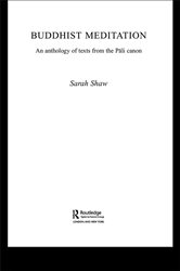 Book cover: Buddhist Meditation, by Sarah Shaw (preview)