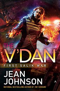 Book cover: The V'Dan (Book 2 of First Salik War) by Jean Johnson (preview)