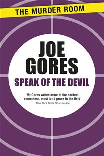 Book cover: Speak of the Devil (Book 516 of Murder Room) by Joe Gores (preview)