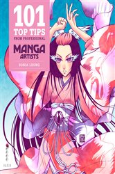 Book cover: 101 Top Tips from Professional Manga Artists, by Meredith Walsh (preview)