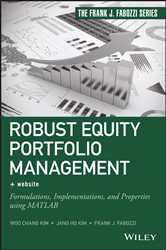 Book cover: Robust Equity Portfolio Management, by Woo Chang Kim (preview)