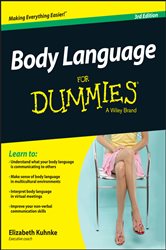 Book cover: Body Language For Dummies, by Elizabeth Kuhnke (preview)