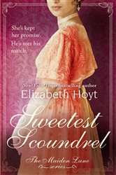 Book cover: Sweetest Scoundrel (Book 9 of Maiden Lane) by Elizabeth Hoyt (preview)