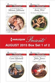 Book cover: Harlequin Presents August 2015 - Box Set 1 of 2, by Melanie Milburne (preview)