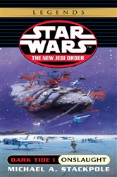 Book cover: Onslaught: Star Wars Legends (Book 2 of Star Wars: The New Jedi Order - Legends) by Michael A. Stackpole (preview)