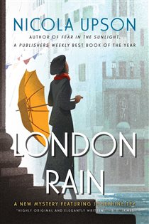 Book cover: London Rain (Book 6 of Josephine Tey Mysteries) by Nicola Upson (preview)